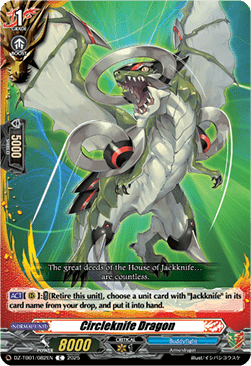 Circleknife Dragon  (V.1 - Common) - Future Card Buddyfight (Common) [DZ-TB01-082]