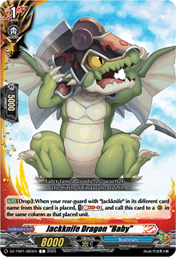 Jackknife Dragon "Baby"  (V.1 - Common) - Future Card Buddyfight (Common) [DZ-TB01-083]