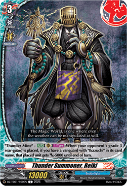 Thunder Summoner, Reiki  (V.1 - Common) - Future Card Buddyfight (Common) [DZ-TB01-100]