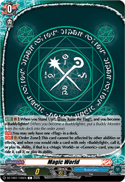 Magic World  (V.1 - Common) - Future Card Buddyfight (Common) [DZ-TB01-105]