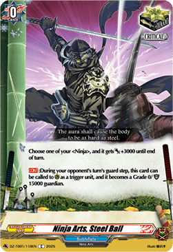 Ninja Arts, Steel Ball  (V.1 - Common) - Future Card Buddyfight (Common) [DZ-TB01-118]