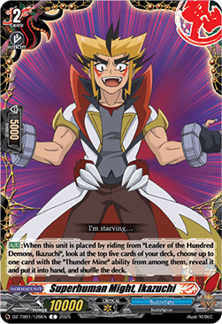 Superhuman Might, Ikazuchi  (V.1 - Common) - Future Card Buddyfight (Common) [DZ-TB01-129]