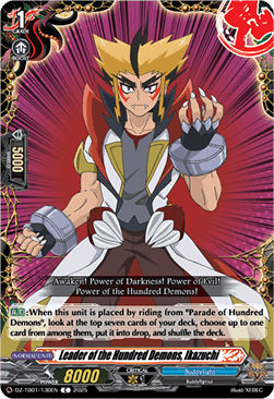 Leader of the Hundred Demons, Ikazuchi  (V.1 - Common) - Future Card Buddyfight (Common) [DZ-TB01-130]