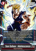 Son Gohan : Adolescence (FB08-012)  (V.1 - Super Rare) - Saiyan's Pride [Fusion World] (Super Rare) [FB08-012]