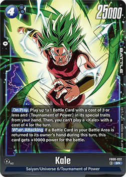 Kale (FB08-032)  (V.1 - Super Rare) - Saiyan's Pride [Fusion World] (Super Rare) [FB08-032]