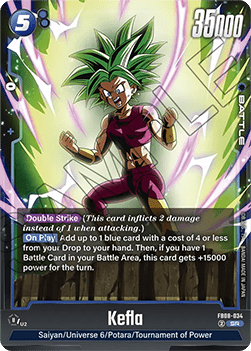 Kefla (FB08-034)  (V.1 - Super Rare) - Saiyan's Pride [Fusion World] (Super Rare) [FB08-034]