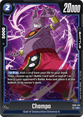 Champa (FB08-037) - Saiyan's Pride [Fusion World] (Rare) [FB08-037]