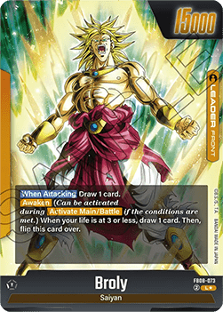 Broly // Broly (FB08-073)  (V.2 - Alternate Art) - Saiyan's Pride [Fusion World] (Alternate Art) [FB08-073]