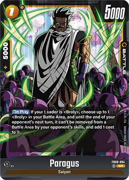 Paragus (FB08-084)  (V.1 - Super Rare) - Saiyan's Pride [Fusion World] (Super Rare) [FB08-084]