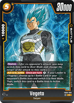Vegeta (FB08-090) - Saiyan's Pride [Fusion World] (Rare) [FB08-090]