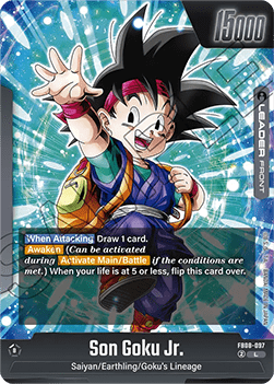Son Goku Jr. // Son Goku Jr. (FB08-097)  (V.1 - Leader) - Saiyan's Pride [Fusion World] (Leader) [FB08-097]