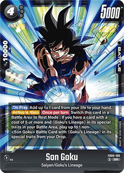 Son Goku (FB08-100)  (V.1 - Super Rare) - Saiyan's Pride [Fusion World] (Super Rare) [FB08-100]
