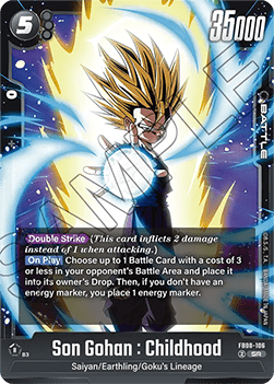 Son Gohan : Childhood (FB08-106)  (V.1 - Super Rare) - Saiyan's Pride [Fusion World] (Super Rare) [FB08-106]