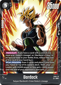 Bardock (FB08-112)  (V.1 - Super Rare) - Saiyan's Pride [Fusion World] (Super Rare) [FB08-112]