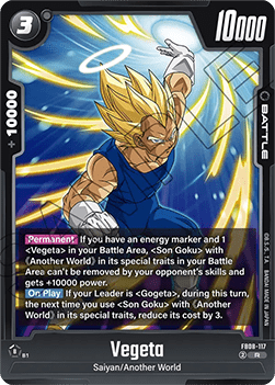 Vegeta (FB08-117) - Saiyan's Pride [Fusion World] (Rare) [FB08-117]
