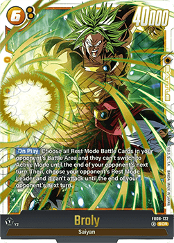 Broly (FB08-122)  (V.1 - Secret Rare) - Saiyan's Pride [Fusion World] (Secret Rare) [FB08-122]