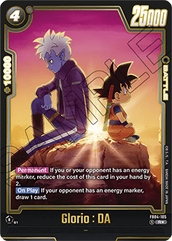 Glorio : DA (FB04-105) - Saiyan's Pride [Fusion World] (Special Rare) [FB08-FB04-105]