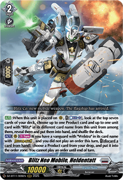 Blitz Neo Mobile, Heldentatt  (V.1 - Triple Rare) - Symphony of Might & Bloom (Triple Rare) [DZ-BT11-009]