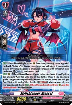 StylishLooper, Kressel  (V.1 - Triple Rare) - Symphony of Might & Bloom (Triple Rare) [DZ-BT11-018]