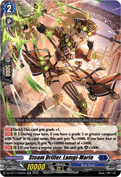 Steam Driller, Lamgi-Marie  (V.1 - Double Rare) - Symphony of Might & Bloom (Double Rare) [DZ-BT11-023]