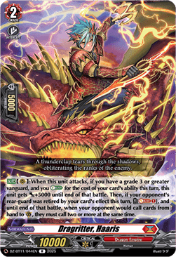 Dragritter, Haaris  (V.1 - Rare) - Symphony of Might & Bloom (Rare) [DZ-BT11-044]