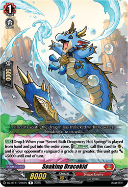 Soaking Dracokid  (V.1 - Rare) - Symphony of Might & Bloom (Rare) [DZ-BT11-045]