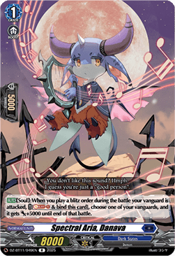 Spectral Aria, Danava  (V.1 - Rare) - Symphony of Might & Bloom (Rare) [DZ-BT11-049]