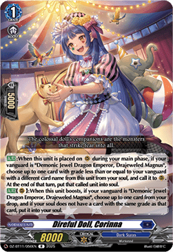 Direful Doll, Corinna  (V.1 - Rare) - Symphony of Might & Bloom (Rare) [DZ-BT11-050]