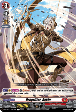Dragritter, Sakhr - Symphony of Might & Bloom (Common) [DZ-BT11-067]