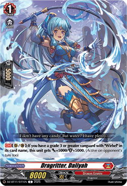 Dragritter, Daliyah - Symphony of Might & Bloom (Common) [DZ-BT11-071]