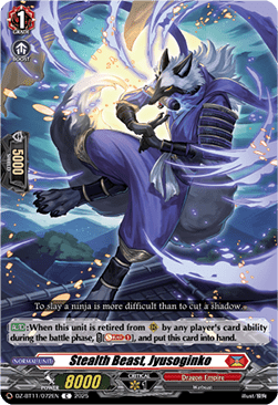Stealth Beast, Jyusoginko - Symphony of Might & Bloom (Common) [DZ-BT11-072]