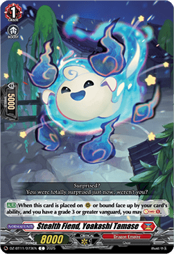 Stealth Fiend, Yoakashi Tamase - Symphony of Might & Bloom (Common) [DZ-BT11-073]