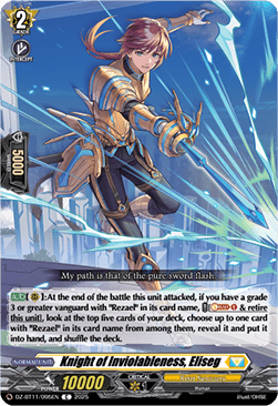 Knight of Inviolableness, Eliseg - Symphony of Might & Bloom (Common) [DZ-BT11-095]