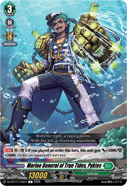 Marine General of True Tides, Pyktes - Symphony of Might & Bloom (Common) [DZ-BT11-103]