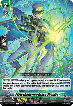 Plateshattering Brave Shooter - Symphony of Might & Bloom (Common) [DZ-BT11-105]