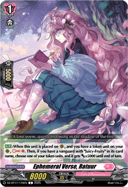 Ephemeral Verse, Ratuur - Symphony of Might & Bloom (Common) [DZ-BT11-116]