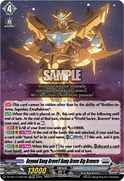 Beyond Bang Brave!! Bang Brave Big Bravern - Symphony of Might & Bloom (Special EX) [DZ-BT11-EX01]