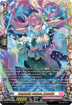 Emphatic Rhyme, Armelle  (V.2 - Double Frame Rare) - Symphony of Might & Bloom (Double Frame Rare) [DZ-BT11-FFR17]