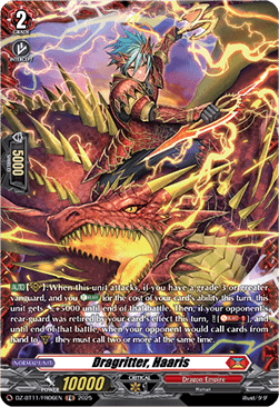 Dragritter, Haaris  (V.2 - Frame Rare) - Symphony of Might & Bloom (Frame Rare) [DZ-BT11-FR06]