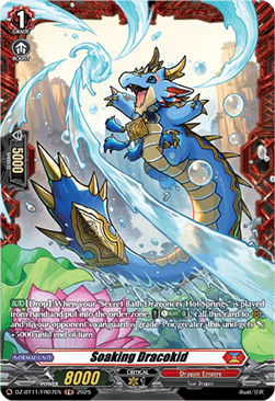 Soaking Dracokid  (V.2 - Frame Rare) - Symphony of Might & Bloom (Frame Rare) [DZ-BT11-FR07]