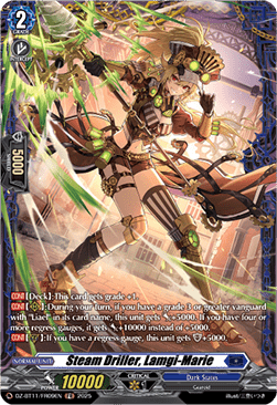 Steam Driller, Lamgi-Marie  (V.2 - Frame Rare) - Symphony of Might & Bloom (Frame Rare) [DZ-BT11-FR09]
