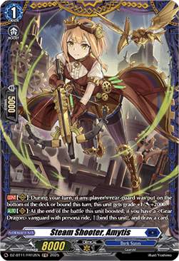 Steam Shooter, Amytis  (V.2 - Frame Rare) - Symphony of Might & Bloom (Frame Rare) [DZ-BT11-FR12]