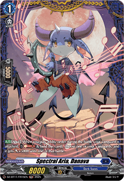 Spectral Aria, Danava  (V.2 - Frame Rare) - Symphony of Might & Bloom (Frame Rare) [DZ-BT11-FR15]