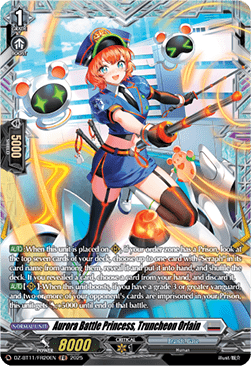 Aurora Battle Princess, Truncheon Orlain  (V.2 - Frame Rare) - Symphony of Might & Bloom (Frame Rare) [DZ-BT11-FR20]