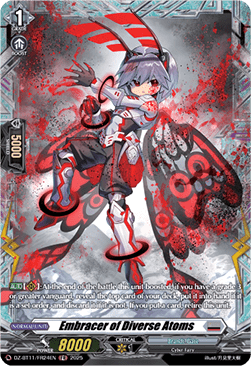 Embracer of Diverse Atoms  (V.2 - Frame Rare) - Symphony of Might & Bloom (Frame Rare) [DZ-BT11-FR24]