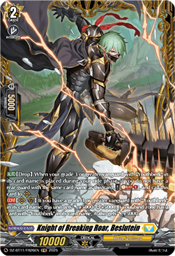 Knight of Breaking Roar, Beslutein  (V.2 - Frame Rare) - Symphony of Might & Bloom (Frame Rare) [DZ-BT11-FR26]