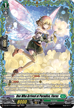 One Who Arrived at Paradise, Florus  (V.2 - Frame Rare) - Symphony of Might & Bloom (Frame Rare) [DZ-BT11-FR36]