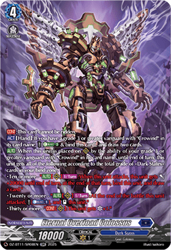 Eternal Overload Colossus  (V.3 - Silver Rare) - Symphony of Might & Bloom (Silver Rare) [DZ-BT11-SR08]