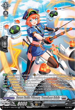 Aurora Battle Princess, Truncheon Orlain  (V.3 - Silver Rare) - Symphony of Might & Bloom (Silver Rare) [DZ-BT11-SR21]