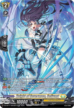 Knight of Severance, Selivant  (V.3 - Silver Rare) - Symphony of Might & Bloom (Silver Rare) [DZ-BT11-SR23]